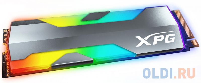 M.2 2280 1TB ADATA XPG SPECTRIX S20G RGB Client SSD [ASPECTRIXS20G-1T-C] PCIe Gen3x4 with NVMe, 2500/1800, IOPS 160/190K, MTBF 2M, 3D TLC, 600TBW, 0,3 фото