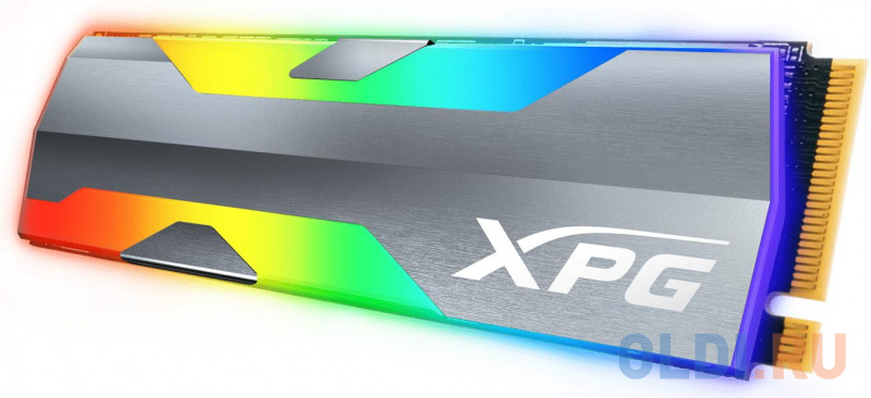 M.2 2280 1TB ADATA XPG SPECTRIX S20G RGB Client SSD [ASPECTRIXS20G-1T-C] PCIe Gen3x4 with NVMe, 2500/1800, IOPS 160/190K, MTBF 2M, 3D TLC, 600TBW, 0,3 фото
