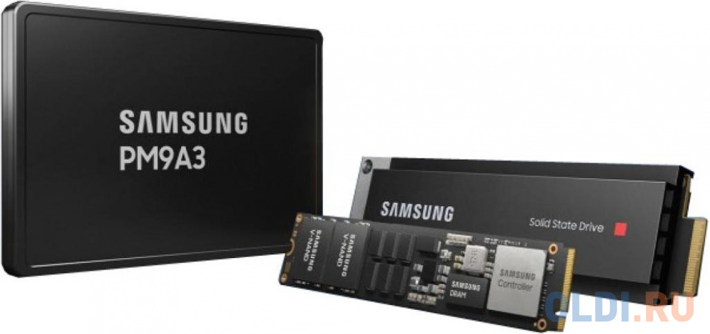 SSD накопитель Samsung PM9A3 7.68 Tb PCI-E 3.0 x4 ssd накопитель samsung pm9a3 3 84 tb