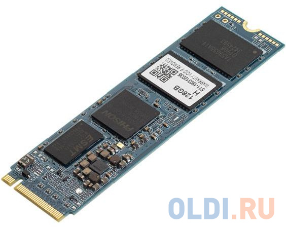 SSD Foxline 128GB M.2 PCIe Gen3x4 2280 3D TLC [FLSSD128M80E13TCX5] OEM {160} твердотельный диск 128gb mirex m 2 2280 pci e 3x4 [r w 1000 650 mb s] tlc