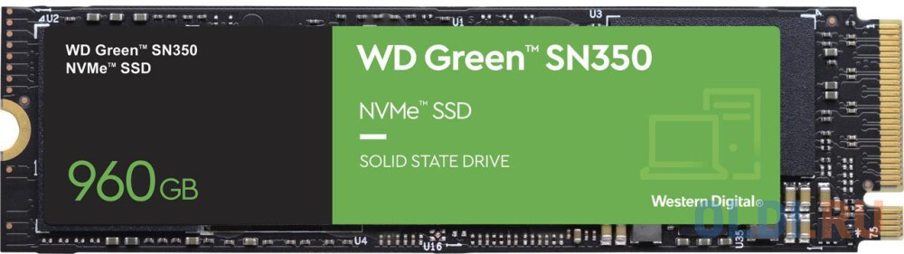 SSD накопитель Western Digital Green SN350 960 Gb PCI-E 3.0 x4