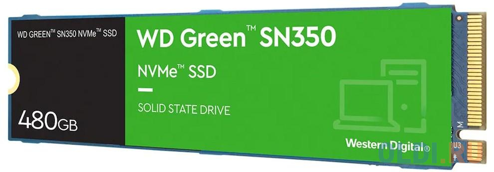 SSD накопитель Western Digital Green SN350 480 Gb PCI-E 3.0 x4 лазерный уровень ada 6d servoliner green а00622