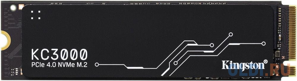 SSD накопитель Kingston KC3000 Series 1 Tb PCI-E 4.0 х4 ssd накопитель kingston snv2s 2 tb pci e 4 0 х4