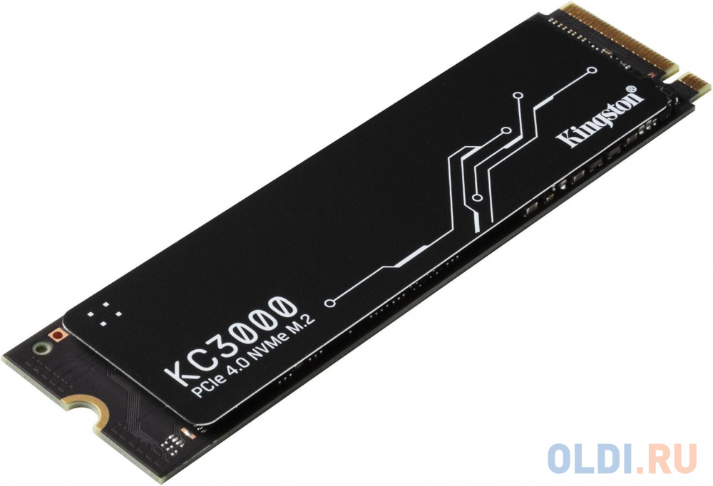Твердотельный накопитель SSD M.2 1 Tb Kingston KC3000 Series Read 7000Mb/s Write 6000Mb/s 3D NAND TLC SKC3000S/1024G, размер 80 x 22 x 2,21 мм - фото 2