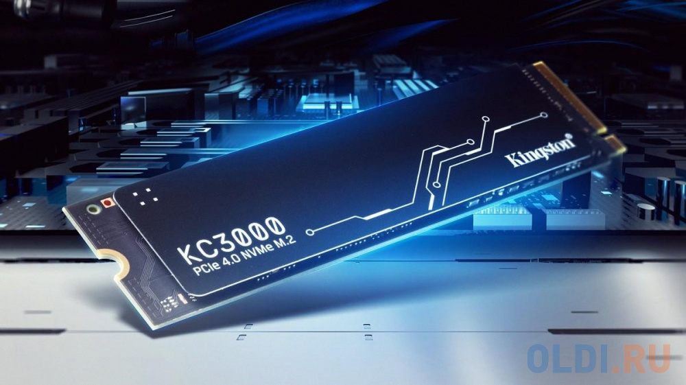 Твердотельный накопитель SSD M.2 1 Tb Kingston KC3000 Series Read 7000Mb/s Write 6000Mb/s 3D NAND TLC SKC3000S/1024G, размер 80 x 22 x 2,21 мм - фото 3