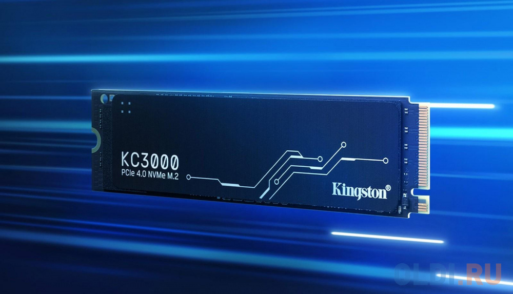 Твердотельный накопитель SSD M.2 1 Tb Kingston KC3000 Series Read 7000Mb/s Write 6000Mb/s 3D NAND TLC SKC3000S/1024G, размер 80 x 22 x 2,21 мм - фото 4