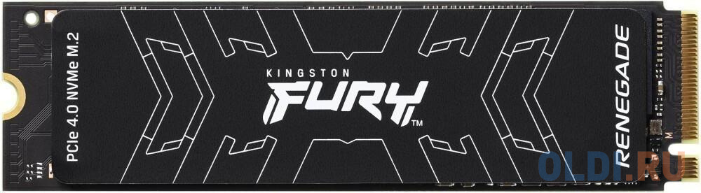 Твердотельный накопитель SSD M.2 1 Tb Kingston FURY Renegade Read 7300Mb/s Write 6000Mb/s 3D NAND TLC SFYRS/1000G, размер 80 х 22 х 2.21 мм - фото 1