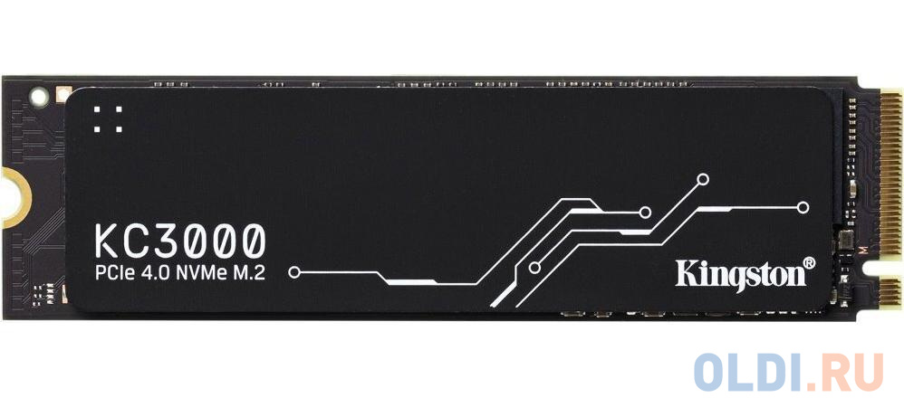 SSD накопитель Kingston KC3000 512 Gb PCI-E 4.0 х4 серверный ssd kingston dc600m 1920gb 2 5 7mm sata3 3d tlc r w 560 530mb s iops 94 000 78 000 tbw 3504 dwpd 1 sedc600m 1920g