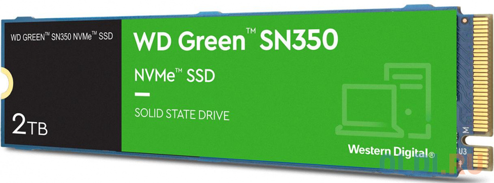 SSD накопитель Western Digital Green SN350 2 Tb PCI-E 3.0 x4 фото