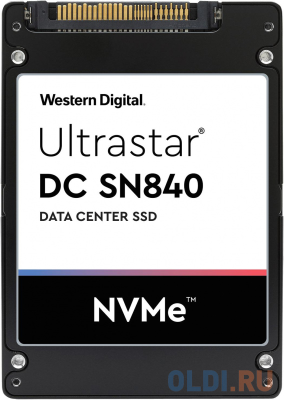 

Накопитель твердотельный WD Твердотельный накопитель SSD Western Digital Ultrastar DC SN840 SFF-15 TLC BICS4 6400GB PCIe RI-3DW/D SE