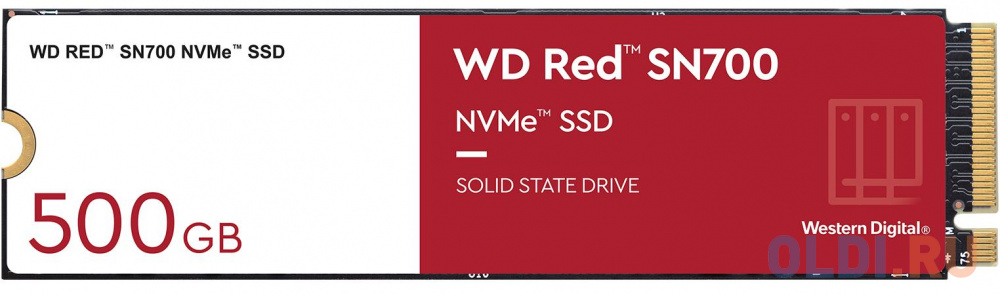 SSD жесткий диск M.2 2280 500GB RED WDS500G1R0C WDC ssd жесткий диск m 2 2280 2tb p5 ct2000p5pssd8 crucial