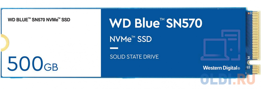 SSD жесткий диск M.2 2280 500GB BLUE WDS500G3B0C WDC ssd жесткий диск m 2 2280 500gb blue wds500g3b0c wdc