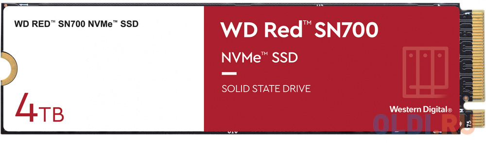 

SSD накопитель Western Digital Red SN700 4 Tb PCI-E 4.0 х4