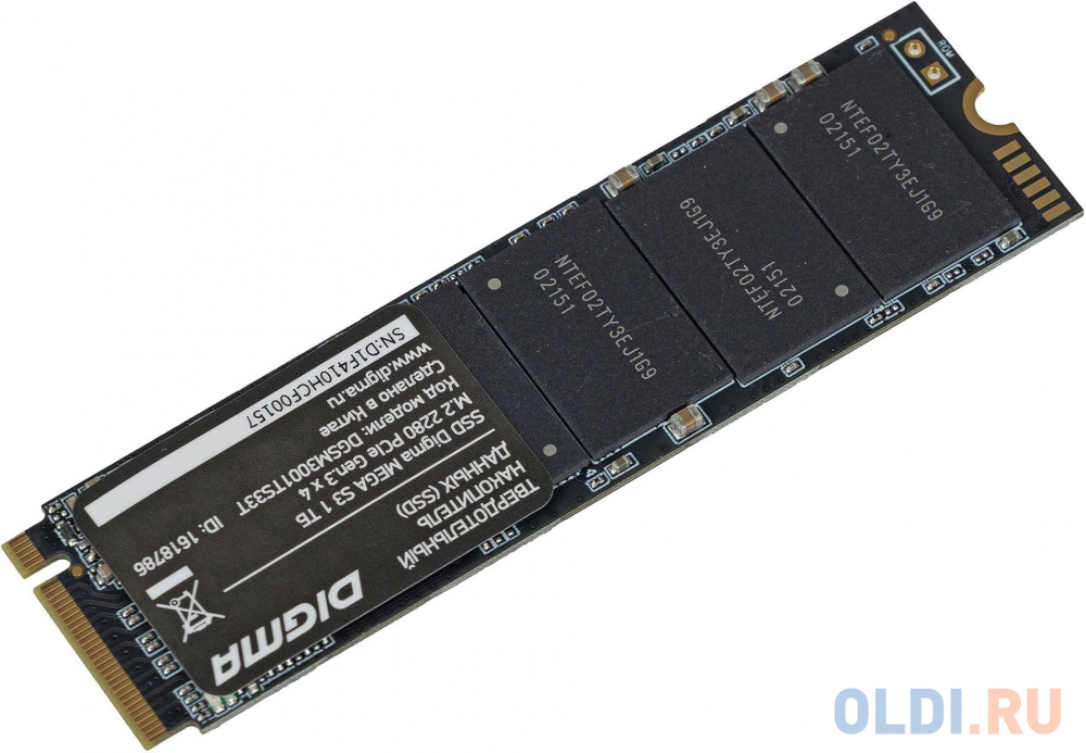 SSD накопитель Digma Mega S3 1 Tb PCI-E 3.0 x4 фото