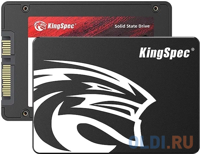 SSD накопитель Kingspec P3 Series 1 Tb SATA-III твердотельный накопитель ssd 2 5 kingspec 960gb p4 series p4 960 sata3 up to 570 560mbs 3d nand 200tbw