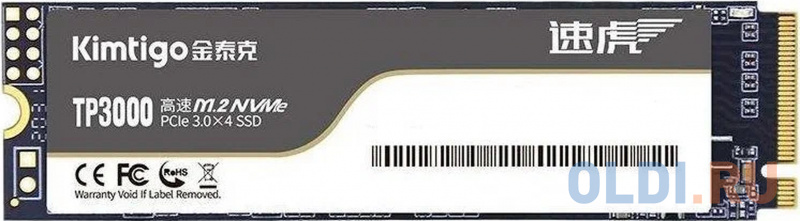 

Накопитель SSD Kimtigo PCI-E 3.0 1Tb K001P3M28TP3000 TP-3000 M.2 2280