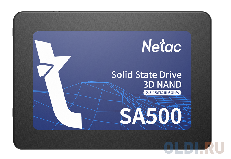 Накопитель SSD Netac SATA III 256Gb NT01SA500-256-S3X SA500 2.5"