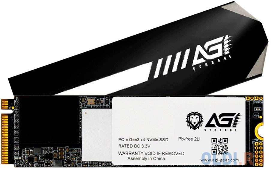 M.2 2280 256GB AGI AI218 Client SSD PCIe Gen 3x4 3D TLC (AGI256GIMAI218) (611719) твердотельный диск 256gb mirex m 2 2280 pci e 3x4 [r w 1800 1100 mb s] tlc