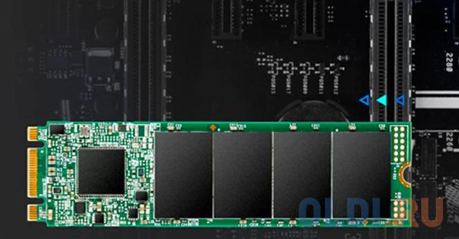 Твердотельный накопитель SSD M.2 Transcend 250Gb MTS825 <TS250GMTS825S> (SATA3, up to 500/330MBs, 3D NAND, 90TBW, 22x80mm) фото