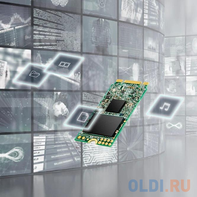 Твердотельный накопитель SSD M.2 Transcend 500Gb MTS825 <TS500GMTS825S> (SATA3, up to 530/480MBs, 3D NAND, 180TBW, 22x80mm) фото