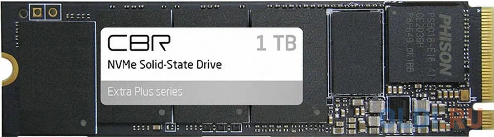 CBR SSD-001TB-M.2-EP22, Внутренний SSD-накопитель, серия "Extra Plus", 1000 GB, M.2 2280, PCIe 4.0 x4, NVMe 1.4, Phison PS5018-E18, 3D TLC N
