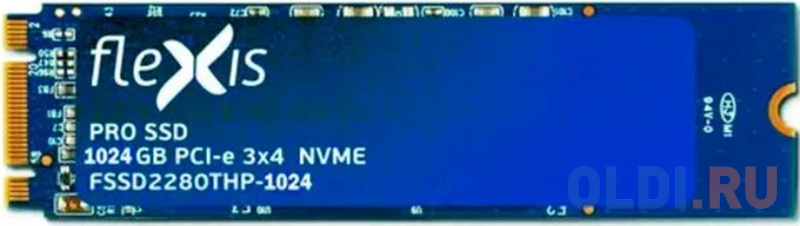 

Твердотельный накопитель 1TB M.2 2280 PCIe, NVME, TLC, серия PRO, Flexis