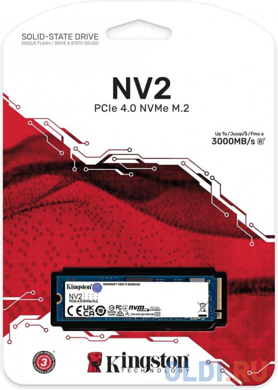 SSD накопитель Kingston NV2 1 Tb PCI-E 4.0 х4 фото