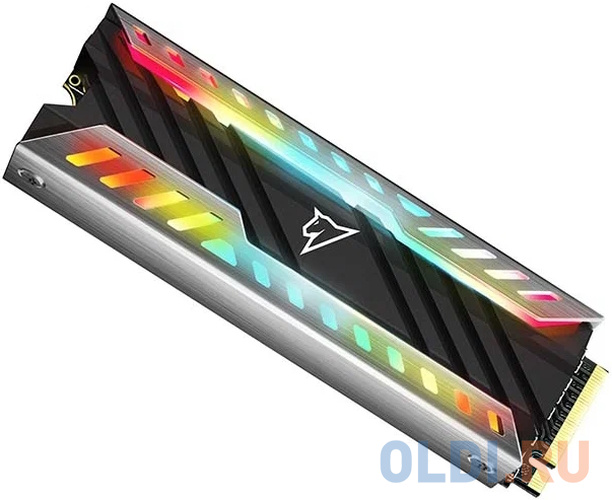 Твердотельный накопитель Netac NV3000 RGB PCIe 3 x4 M.2 2280 NVMe 3D NAND SSD 2TB, R/W up to 3500/2100MB/s, with heat sink & RGB фото