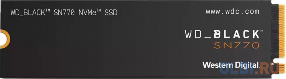 Western Digital SSD Black SN770 1Tb M2.2280 PCIe 4.0 WDS100T3X0E, 1 year - фото 1