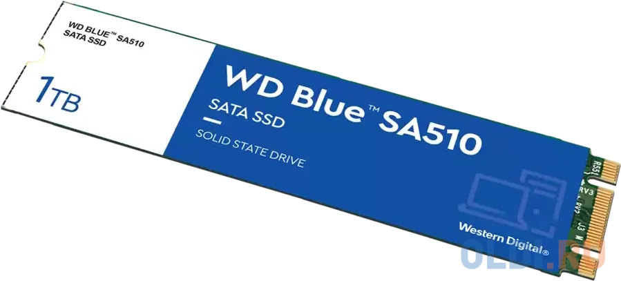 SSD накопитель Western Digital Blue SA510 1 Tb SATA-III WDS100T3B0B