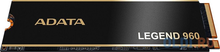 M.2 2280 1TB ADATA LEGEND 960 Client SSD [ALEG-960-1TCS] PCIe Gen4x4 with NVMe, 7400/6000, IOPS 730/610K, MTBF 2M, 3D NAND, 780TBW, 0,43DWPD, Heat Sin - фото 1
