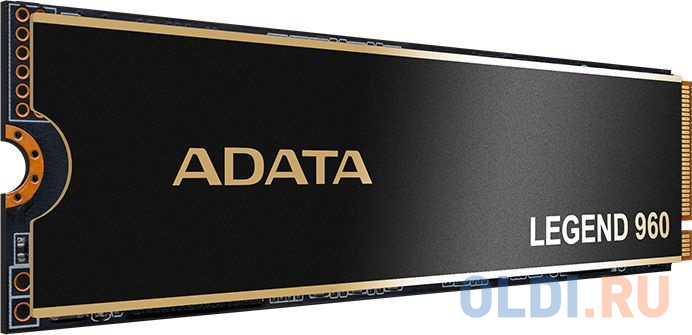 M.2 2280 1TB ADATA LEGEND 960 Client SSD [ALEG-960-1TCS] PCIe Gen4x4 with NVMe, 7400/6000, IOPS 730/610K, MTBF 2M, 3D NAND, 780TBW, 0,43DWPD, Heat Sin - фото 2