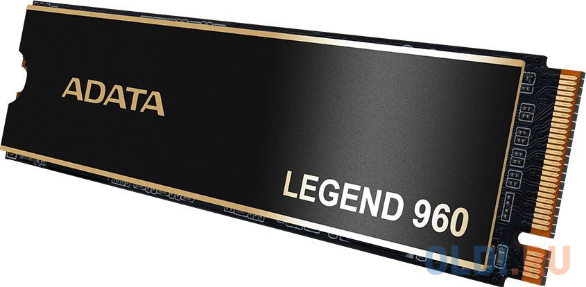 M.2 2280 1TB ADATA LEGEND 960 Client SSD [ALEG-960-1TCS] PCIe Gen4x4 with NVMe, 7400/6000, IOPS 730/610K, MTBF 2M, 3D NAND, 780TBW, 0,43DWPD, Heat Sin - фото 3