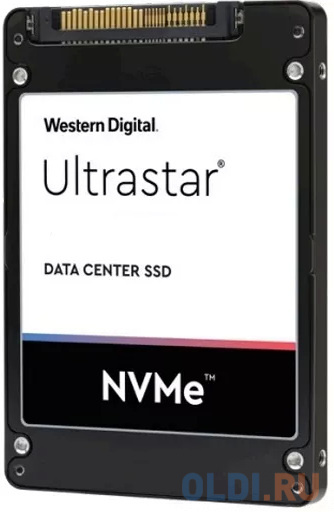 WD Ultrastar SSD DC SN640, 7680GB, U.2(2.5" 7mm), NVMe, PCIe 3.1 x4, 3D TLC, R/W 3250/1980MB/s, IOPs 496 000/85 000, TBW 11210, DWPD 0,8 (12 мес.