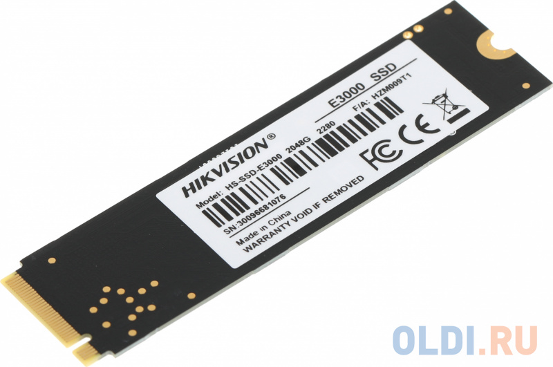 Твердотельный накопитель Hikvision 2 ТБ M.2 HS-SSD-E3000/2048G фото
