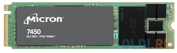 Твердотельный накопитель SSD M.2 480 Gb Micron 7450 PRO Read 5000Mb/s Write 700Mb/s TLC твердотельный накопитель ssd m 2 480 gb micron 7450 pro read 5000mb s write 700mb s tlc
