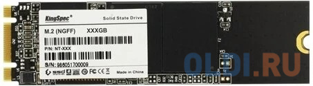 Твердотельный накопитель SSD M.2 KingSpec 1.0Tb NT Series <NT-1TB 2280> (SATA3, up to 570/540MBs, 3D NAND, 370TBW) фото