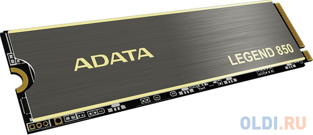 M.2 2280 512GB ADATA LEGEND 850 Client SSD [ALEG-850-512GCS] PCIe Gen4x4 with NVMe, 5000/2700, IOPS 380/530K, MTBF 2M, 3D NAND, 500TBW, 0,54DWPD, Heat - фото 4