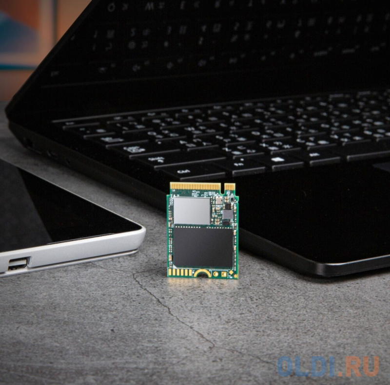 Твердотельный накопитель SSD M.2 2230 Transcend 256GB MTE300S <TS256GMTE300S> (PCI-E 3.0 x4, up to 2000/950Mbs, 3D NAND, 100TBW, NVMe 1.3, 22х30 фото