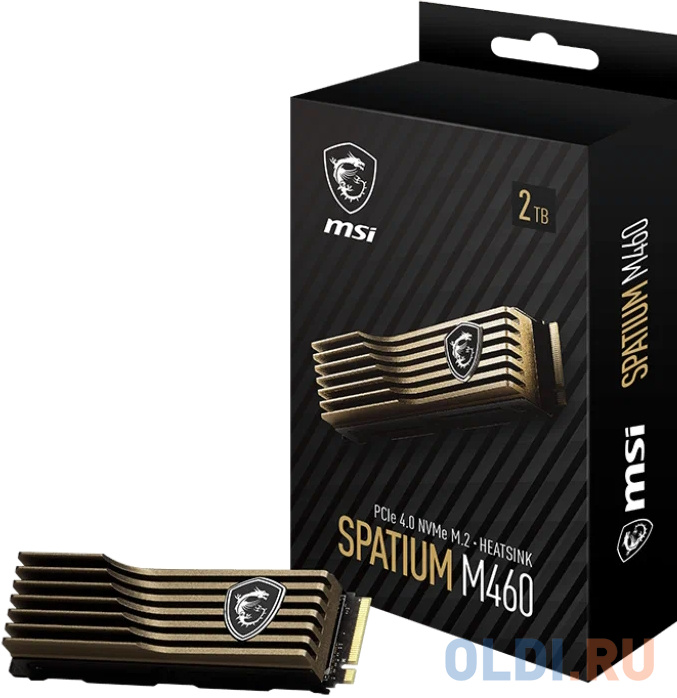 SSD накопитель MSI SPATIUM M460 HS 2 Tb PCI-E 4.0 х4 фото