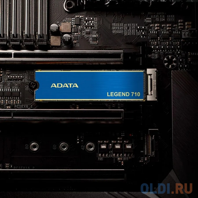 M.2 2280 256GB ADATA LEGEND 710 Client SSD [ALEG-710-256GCS] PCIe Gen3x4 with NVMe, 2100/1000, IOPS 90/130K, MTBF 1.5M, 3D NAND, 65TBW, 0,23DWPD, Heat фото
