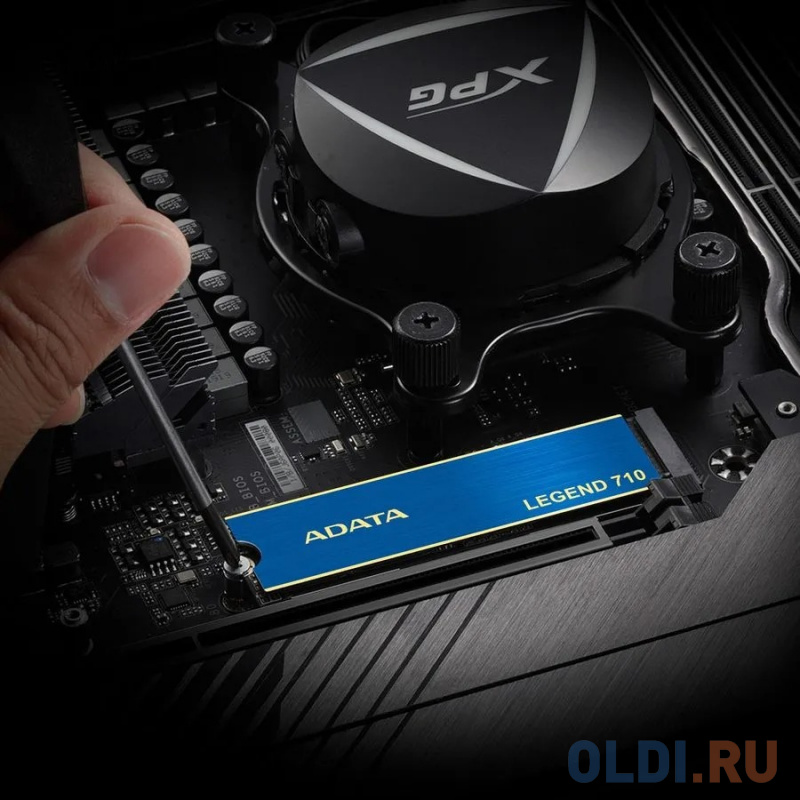 M.2 2280 256GB ADATA LEGEND 710 Client SSD [ALEG-710-256GCS] PCIe Gen3x4 with NVMe, 2100/1000, IOPS 90/130K, MTBF 1.5M, 3D NAND, 65TBW, 0,23DWPD, Heat фото