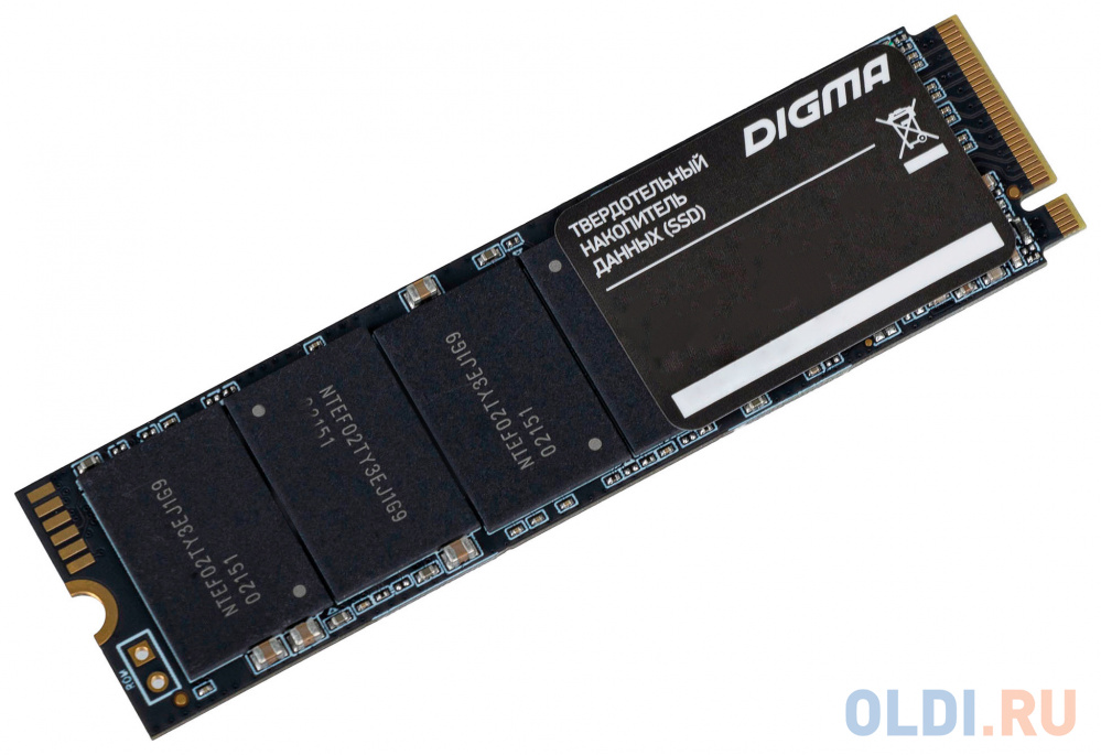 Накопитель SSD Digma PCI-E 3.0 x4 512Gb DGSM3512GM23T Mega M2 M.2 2280 накопитель ssd kingspec pci e 3 0 512gb ne 512 m 2 2280