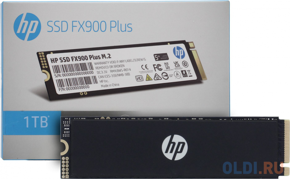 SSD накопитель HP FX900 Plus 1 Tb PCI-E 4.0 х4 ssd накопитель crucial p5 plus 1 tb pci e 3 0 x4