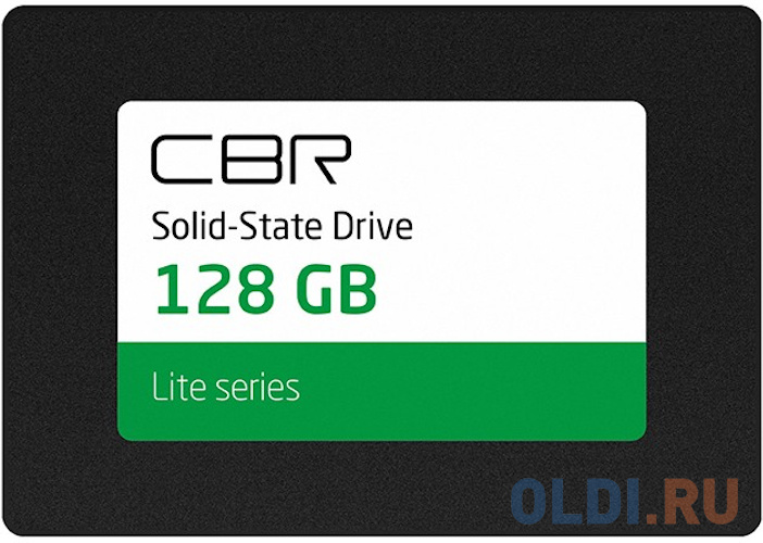 CBR SSD-128GB-2.5-LT22, Внутренний SSD-накопитель, серия "Lite", 128 GB, 2.5", SATA III 6 Gbit/s, SM2259XT, 3D TLC NAND, R/W speed up t