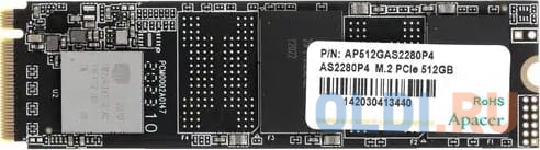 SSD накопитель Apacer AS2280P4X 512 Gb PCI-E 4.0 х4