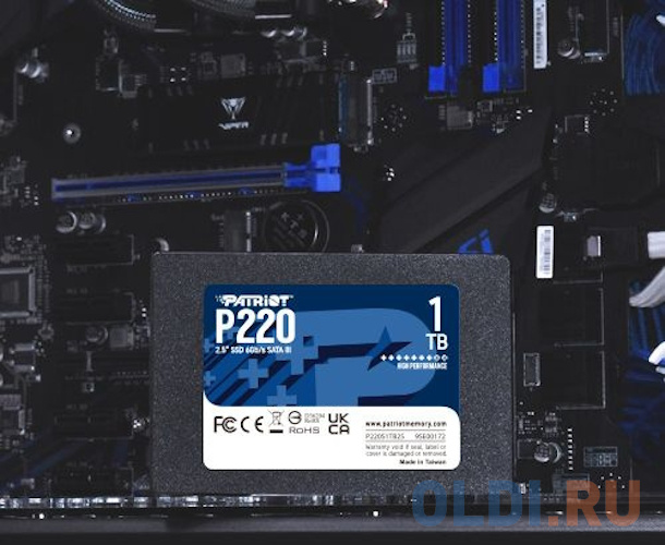 SSD накопитель Patriot P220S1TB25 1 Tb SATA-III фото