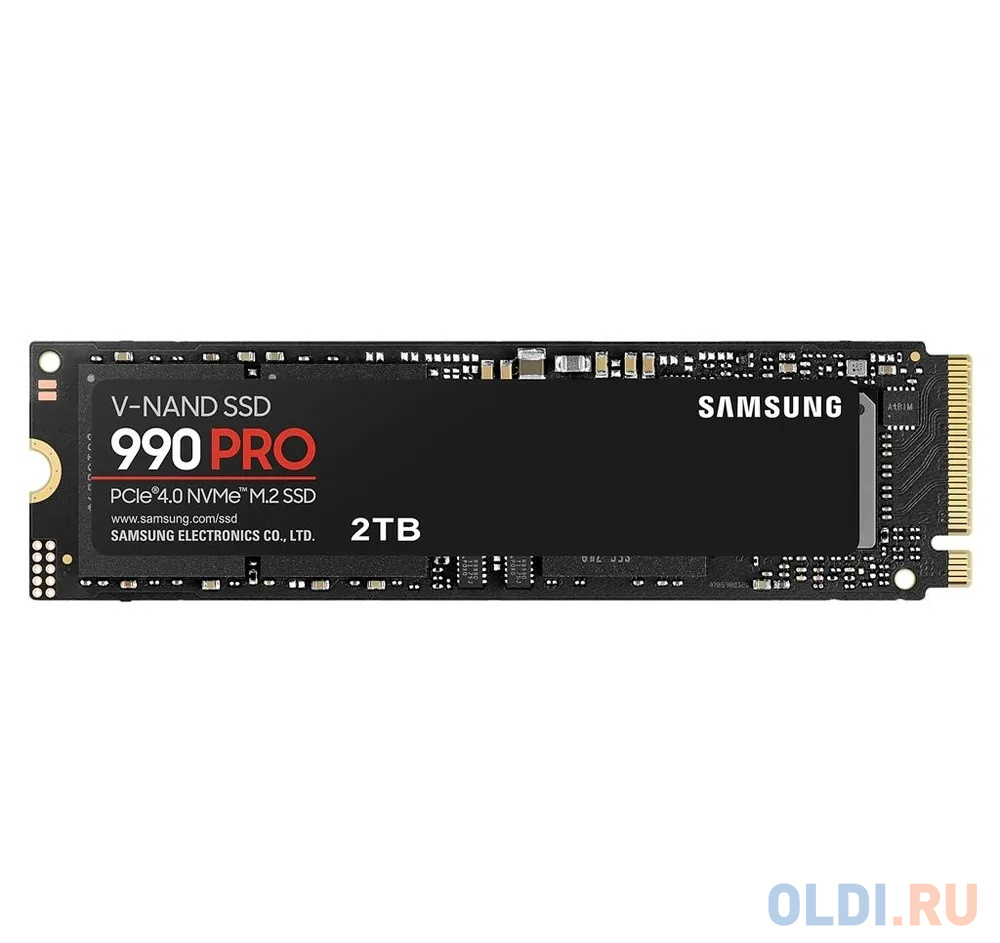 SSD накопитель Samsung 990 PRO 2 Tb PCI-E 4.0 х4 твердотельный накопитель ssd m 2 480 gb micron 7450 pro read 5000mb s write 700mb s tlc