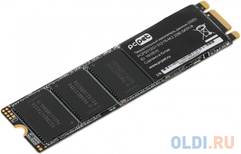 SSD накопитель PCPet PCPS512G1 512 Gb SATA-III