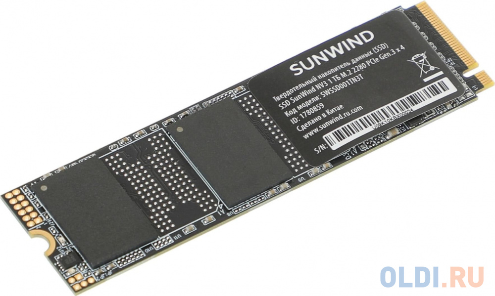 SSD накопитель SunWind NV3 1 Tb PCI-E 3.0 x4